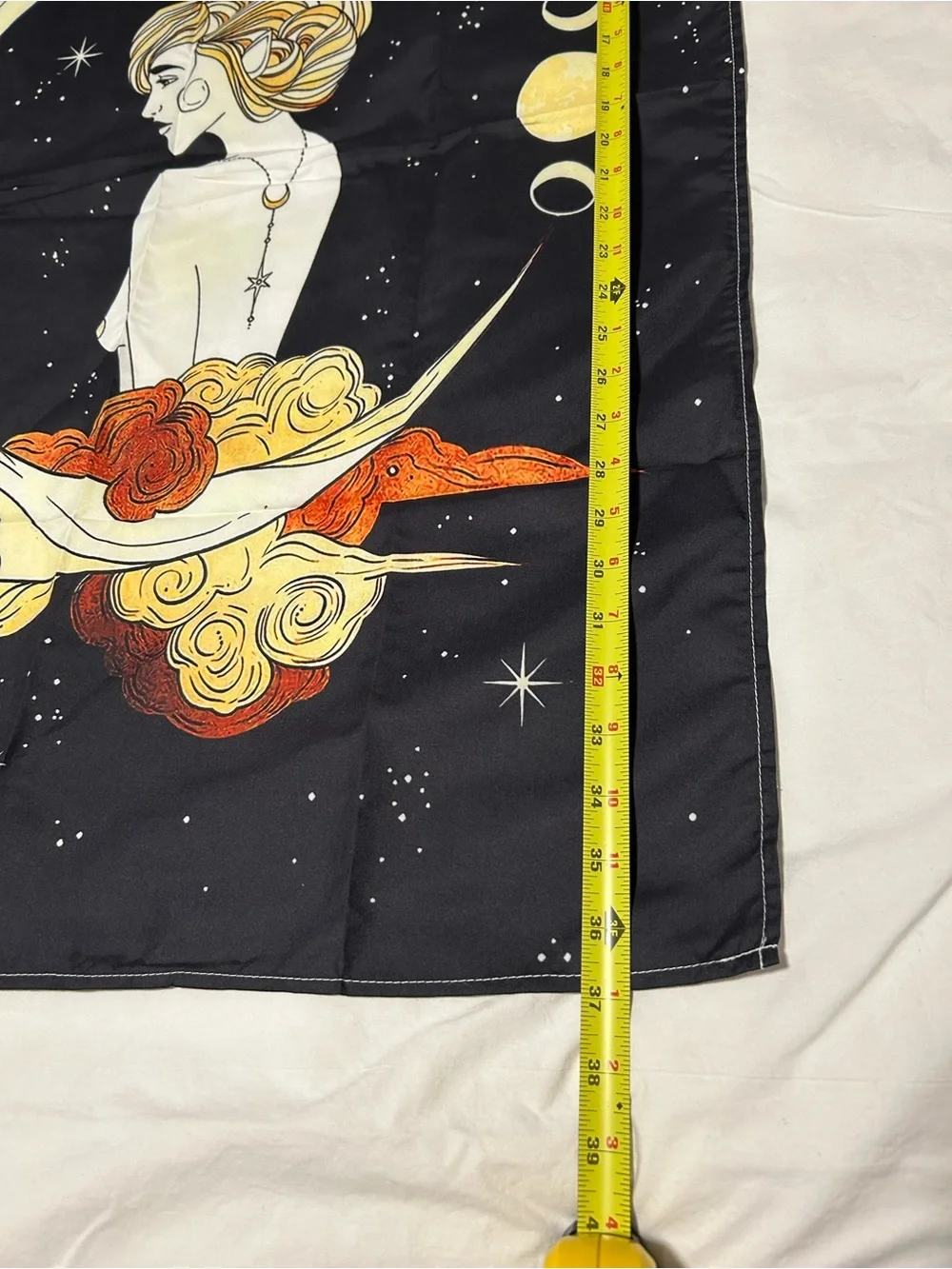 New tapestry woman moon fairy wall home decor fairy feminine her gift horoscope